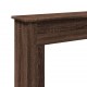 Sonata H Облицовка за камина, кафяв дъб, 75x20x87,5 см, инженерно дърво