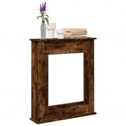 Sonata H Облицовка за камина, опушен дъб, 75x20x87,5 см, инженерно дърво - Pentru șeminee, coșuri de fum și sobe pe lemne
