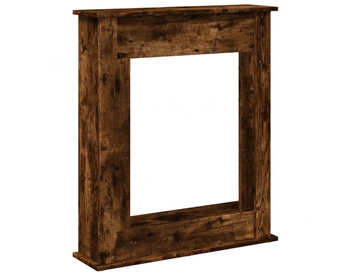 Sonata H Облицовка за камина, опушен дъб, 75x20x87,5 см, инженерно дърво