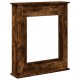 Sonata H Облицовка за камина, опушен дъб, 75x20x87,5 см, инженерно дърво