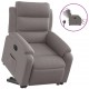 Sonata Fotoliu electric rabatabil cu ridicare, gri taupe, textil