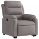 Sonata Fotoliu electric rabatabil cu ridicare, gri taupe, textil