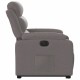 Sonata Fotoliu electric rabatabil cu ridicare, gri taupe, textil