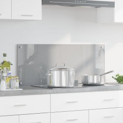 Sonata H Кухненски стенен панел Светлосиво 100x40x0,6 см Закалено стъкло - Accesorii de bucătărie