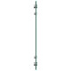 Sonata H Кухненска плочка Тъмен сив 70x40x0,6 см Закалено стъкло