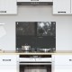 Sonata H Кухненска облицовка Тъмен сив 70x50x0,6 см Закалено стъкло