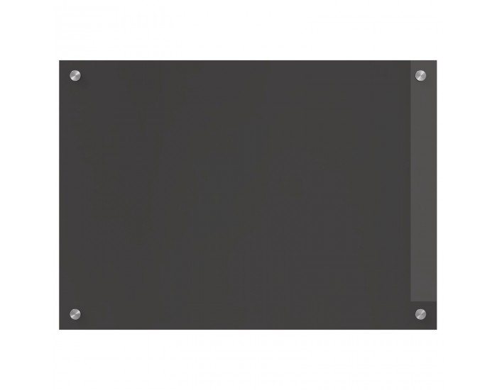 Sonata H Кухненска облицовка Тъмен сив 70x50x0,6 см Закалено стъкло