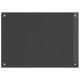 Sonata H Кухненска облицовка Тъмен сив 70x50x0,6 см Закалено стъкло