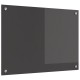 Sonata H Кухненска облицовка Тъмен сив 70x50x0,6 см Закалено стъкло