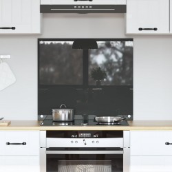 Sonata H Кухненски гръб тъмен сив 70x60x0,6 см от закалено стъкло - Accesorii de bucătărie