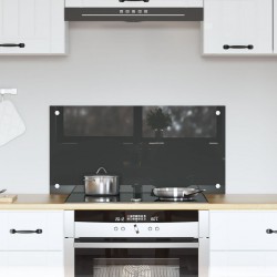 Sonata H Кухненски плоскости Тъмен сив 80x40x0,6 см Закалено стъкло - Accesorii de bucătărie