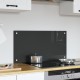 Sonata H Кухненски плоскости Тъмен сив 80x40x0,6 см Закалено стъкло