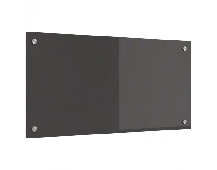 Sonata H Кухненски плоскости Тъмен сив 80x40x0,6 см Закалено стъкло