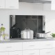 Sonata H Кухненска гръбна стена Тъмно сива 90x50x0,6 см Закалено стъкло