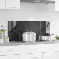 Sonata H Кухненски стикер Тъмен сив 100x40x0,6 см закалено стъкло - Accesorii de bucătărie
