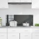 Sonata H Кухненски стикер Тъмен сив 100x40x0,6 см закалено стъкло