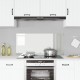 Sonata H Кухненска Плочка Прозрачна 110x50x0,6 см Закалено Стъкло