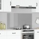 Sonata H Кухненска Плочка Светлосиво 110x60x0,6 см Темперирано Стъкло