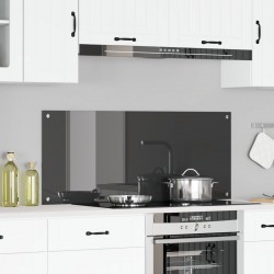 Sonata H Кухненска Плочка Тъмно сива 120x50x0,6 см Закалено Стъкло - Accesorii de bucătărie