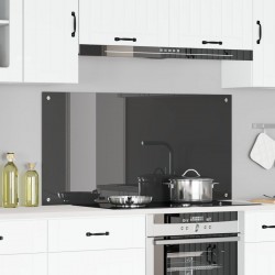 Sonata H Кухненски бакплейт, тъмен сив, 120x60x0.6 см, закалено стъкло - Accesorii de bucătărie