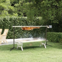 Sonata H Автоматичен шиш за чеверме с мотор, инокс, 150x46,5x82,5 см - Mici electrocasnice