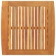 Sonata H Градинна маса в страни Кафяво 45x45x50 см Масивна акациева дървесина