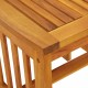 Sonata H Градинна маса в страни Кафяво 45x45x50 см Масивна акациева дървесина