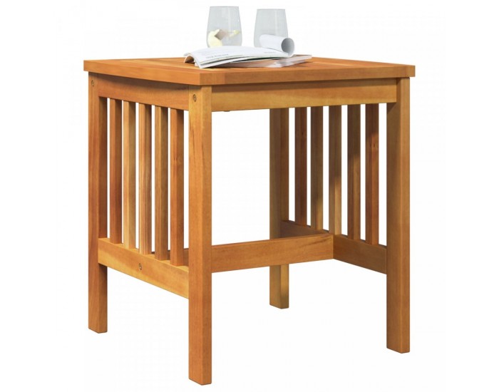 Sonata H Градинна маса в страни Кафяво 45x45x50 см Масивна акациева дървесина
