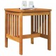 Sonata H Градинна маса в страни Кафяво 45x45x50 см Масивна акациева дървесина