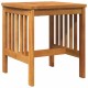 Sonata H Градинна маса в страни Кафяво 45x45x50 см Масивна акациева дървесина
