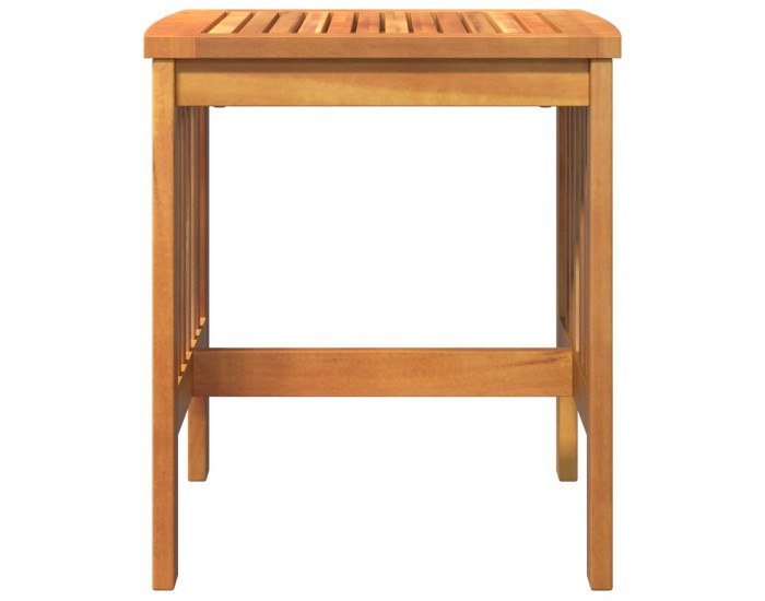 Sonata H Градинна маса в страни Кафяво 45x45x50 см Масивна акациева дървесина