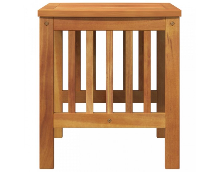 Sonata H Градинна маса в страни Кафяво 45x45x50 см Масивна акациева дървесина