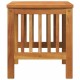 Sonata H Градинна маса в страни Кафяво 45x45x50 см Масивна акациева дървесина
