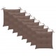 Sonata H Сгъваеми градински столове, 8 бр, с възглавници, акация масив