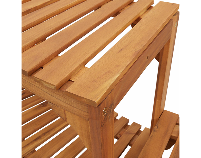Sonata H Полуокръгла ограда за вана 272x120.5x55.5 см от твърдо дърво акация
