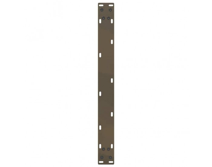 Sonata H Крака за масичка за кафе, U-образни, 2 бр., естествена стомана, 60 x (30-31) см, стомана