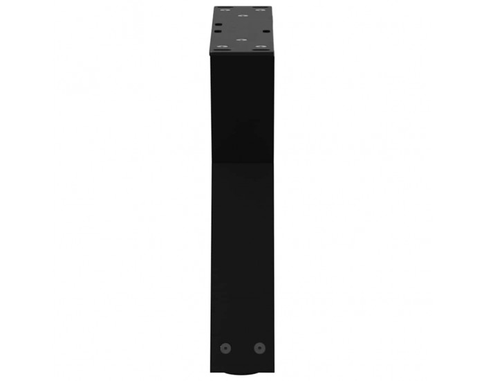Sonata H Крака за масичка за кафе, 2 бр., черни, 30 x (30-31,3) см, стомана