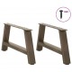 Sonata H Крака за масичка за кафе, А-образни, 2 бр., 70 x (30-31) см, стомана