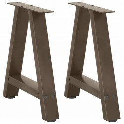 Sonata H Крака за масичка за кафе, А-образни, 2 бр., 38 x (42-43) см, стомана - Piese pentru mese