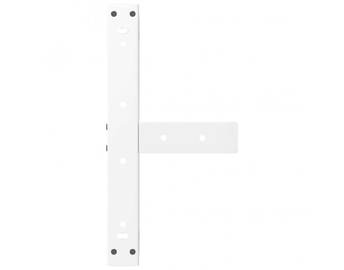 Sonata H Крака за масичка за кафе, Т-образни, 2 бр., бели, 50x25x(30-31) см, стомана