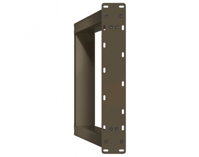 Sonata H Крака за конзолна маса, U-образни, 2 бр., естествена стомана, 38 x (72-73) см, стомана