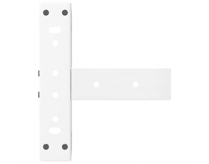 Sonata H Крака за масичка за кафе, Т-образни, 2 бр., бели, 30x25x(30-31) см, стомана