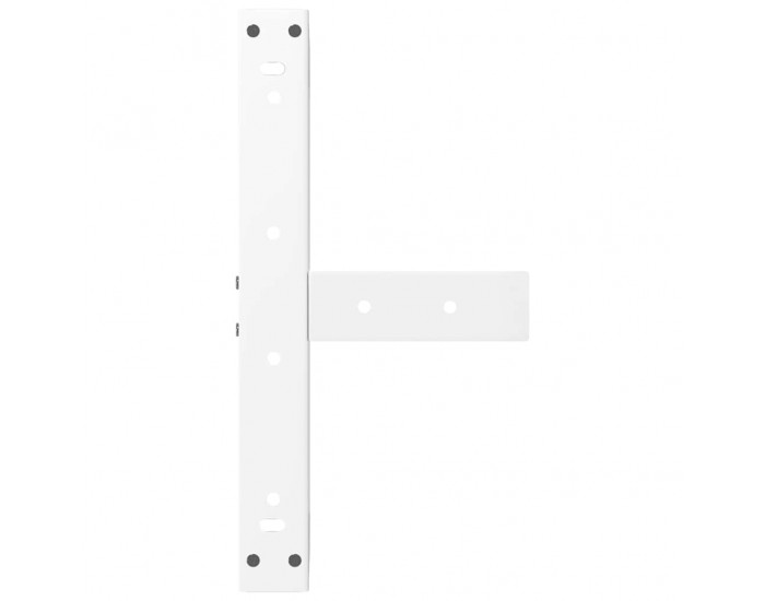 Sonata H Крака за масичка за кафе, Т-образни, 2 бр., бели, 40x25x(30-31) см, стомана