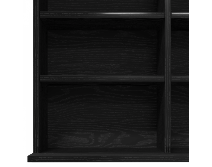CD шкаф Sonata H Черен Дъб 101x23x177.5 см от Инженерна Дървесина