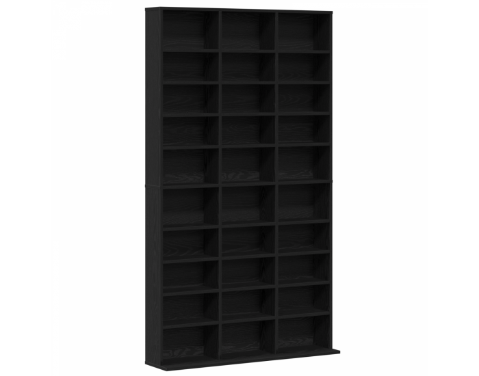 CD шкаф Sonata H Черен Дъб 101x23x177.5 см от Инженерна Дървесина