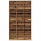 Sonata H CD шкаф - Старо дърво - 101x23x177.5 см - Конструирано дърво