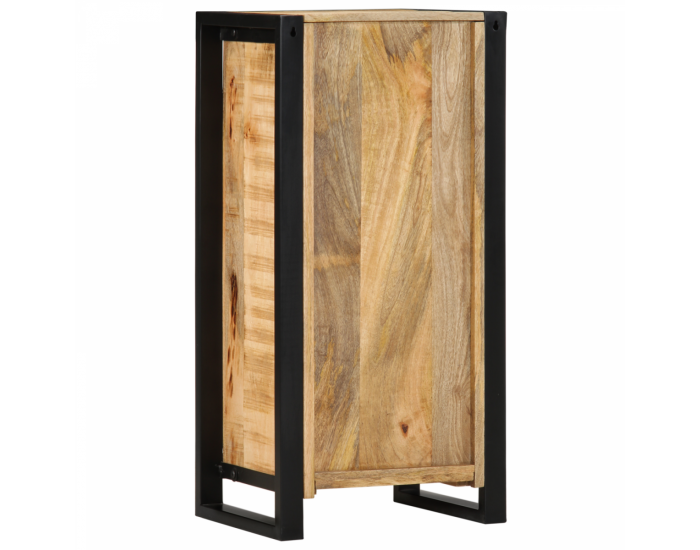 Sonata H Нощно шкафче 40x30x80 см Солидно дърво Грубо манго