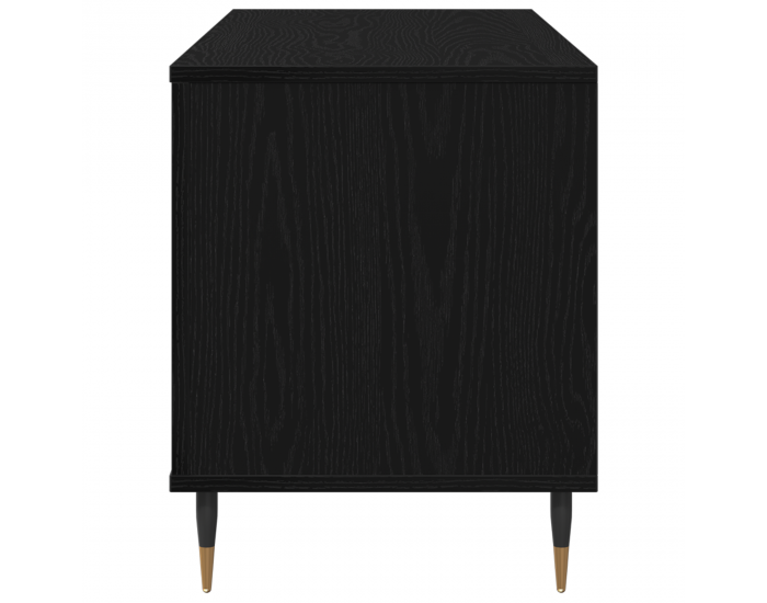 Sonata H Шкаф за записи Черен дъб 100x38x48 см Инженерна дървесина