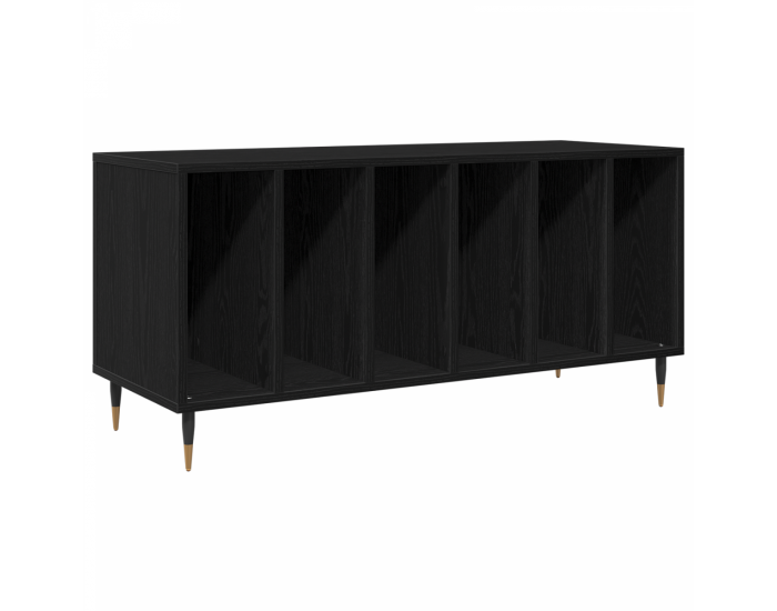 Sonata H Шкаф за записи Черен дъб 100x38x48 см Инженерна дървесина