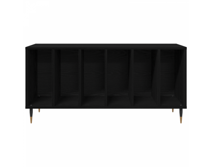 Sonata H Шкаф за записи Черен дъб 100x38x48 см Инженерна дървесина